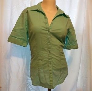 New York ans Company stretch button down